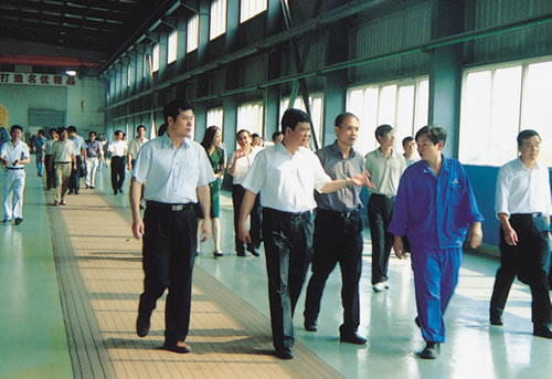 武漢市委常委、副市長岳勇到公司調(diào)研